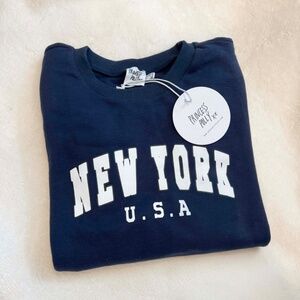 Princess Polly New York Crewneck Sweatshirt